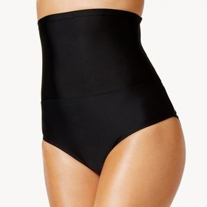 High-Waist Control-Top Bikini Bottoms
